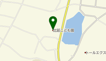 比延こども園の地図画像