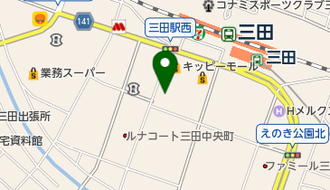 三田虹の子保育園の地図画像