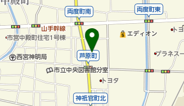 西宮市立芦原むつみ保育所の地図画像