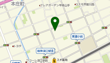 甲南山手保育園ひだまり分園の地図画像