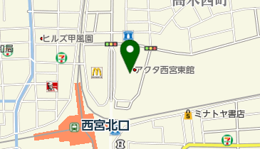 APマスターズ西宮北口校の地図画像