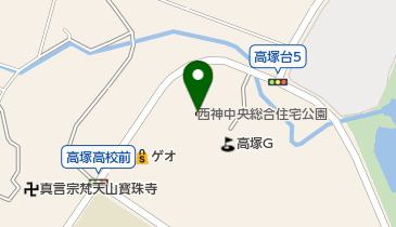 西神中央総合住宅公園の地図画像