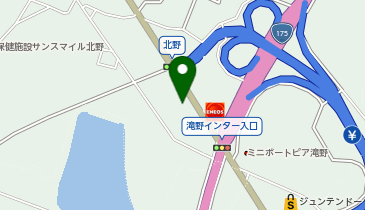 一条工務店滝野社展示場の地図画像