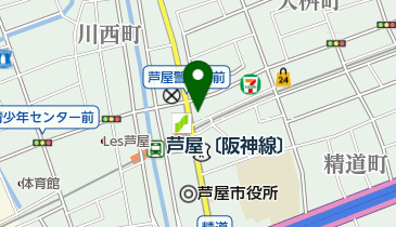 パントリー芦屋店の地図画像