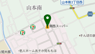 関西スーパー荒牧店の地図画像