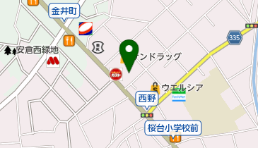 関西スーパー桜台店の地図画像