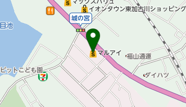 マルアイ城の宮店の地図画像