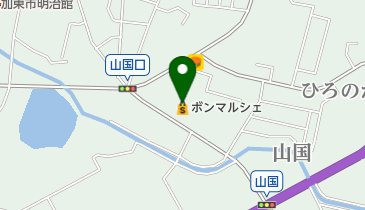 ボンマルシェ社店の地図画像