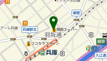 関西スーパーデイリーマート兵庫店の地図画像