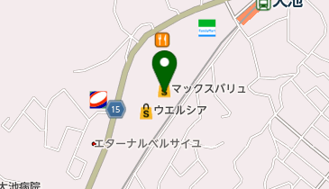 マックスバリュ大池店の地図画像