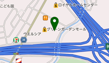 関西スーパー八多店の地図画像