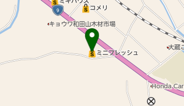 ミニフレッシュ和田山宮田店の地図画像
