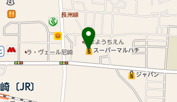 スーパーマルハチ尼崎駅前店の地図画像