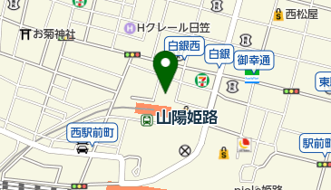 ボンマルシェ姫路店の地図画像