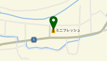 ミニフレッシュ大屋店の地図画像