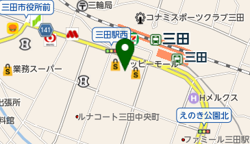 阪急オアシス三田駅前店の地図画像