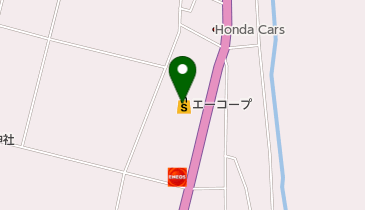 エーコープかみ店の地図画像