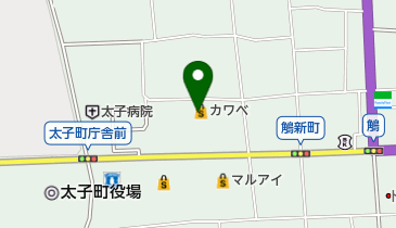 カワベ太子店の地図画像