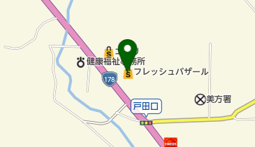 フレッシュバザール浜坂店の地図画像