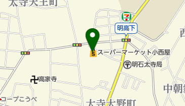 スーパーマーケット小西屋太寺店の地図画像