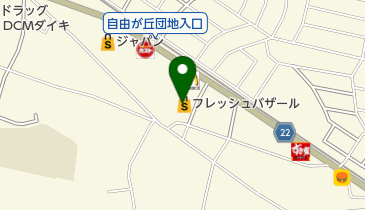 フレッシュバザール三木志染店の地図画像