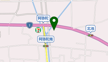 ヤマダストアー阿弥陀店の地図画像
