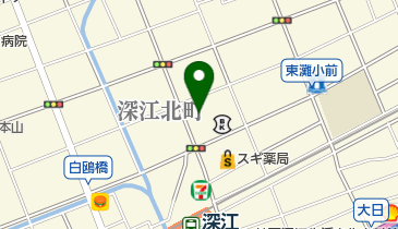 コープ深江の地図画像