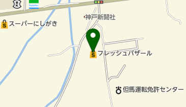 フレッシュバザール八鹿店の地図画像