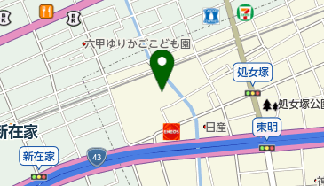 阪急オアシス石屋川店の地図画像