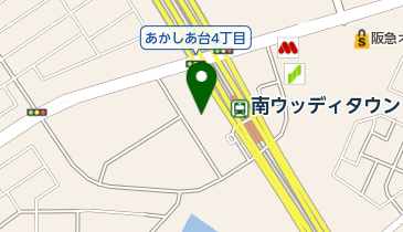 スーパーマルハチウッディタウン店の地図画像
