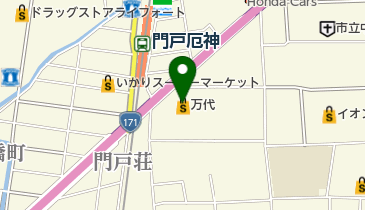 万代西宮門戸店の地図画像