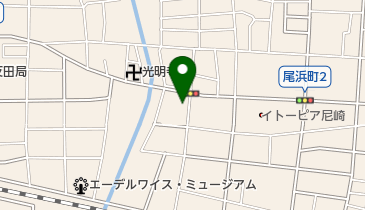 スーパーオオジ尾浜店の地図画像