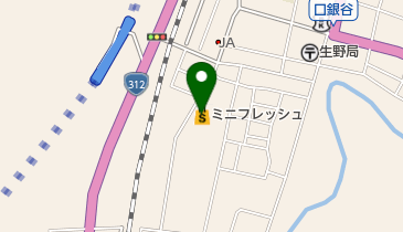 ミニフレッシュ生野店の地図画像