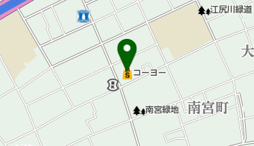 コーヨー芦屋南宮店の地図画像