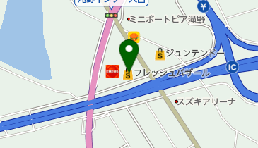 フレッシュバザール加東上中店の地図画像