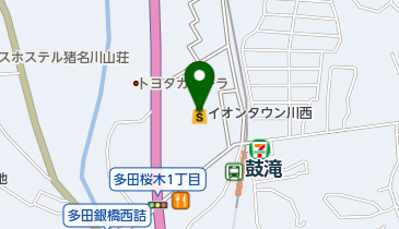 イオンフードスタイル川西店の地図画像
