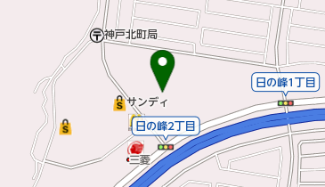 コープデイズ神戸北町の地図画像