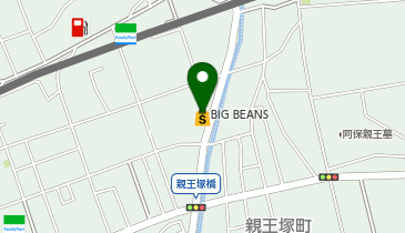 BIG BEANS芦屋店の地図画像