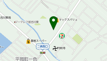 スーパーマルハチ東加古川店の地図画像