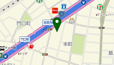 スーパーマルハチ柳原店の地図画像