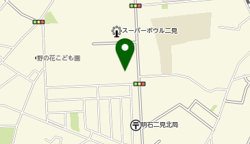 スーパーマルハチ二見店の地図画像