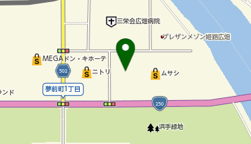 ロピア姫路ムサシ店の地図画像