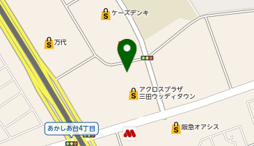 業務スーパー三田南ウッディタウン店の地図画像