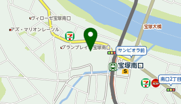 阪急オアシス宝塚南口店の地図画像