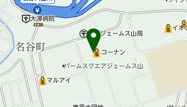 ホームセンターコーナンジェームス山店の地図画像