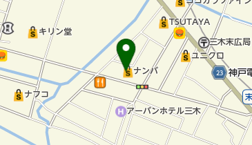ナンバ三木店の地図画像