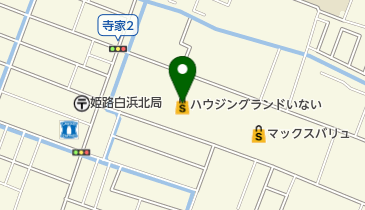 ハウジングランドいない姫路東山店の地図画像