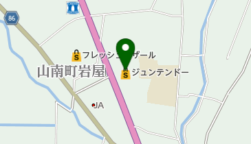 ホームセンタージュンテンドー山南店の地図画像