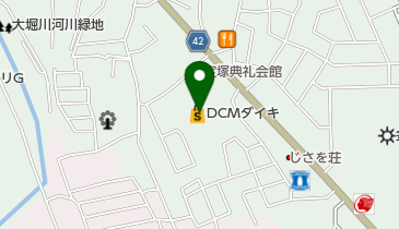 DCM宝塚店の地図画像