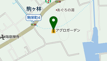 アグロガーデン神戸駒ヶ林店の地図画像